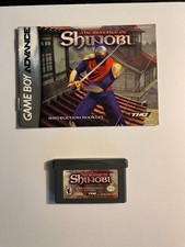 The Revenge of Shinobi Nintendo Game Boy Advanced - game cartridge and booklet 