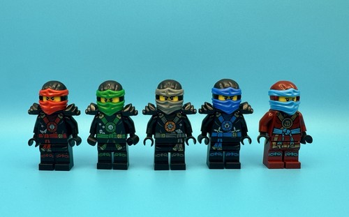 LEGO Ninjago Season 5 Deepstone Armor Minifigures - Complete 5 Ninja Lot