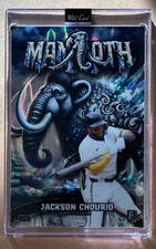 2024 Wild Card Jackson Chourio MAMMOTH 1/1 Rookie Insert SSP Milwaukee Brewers