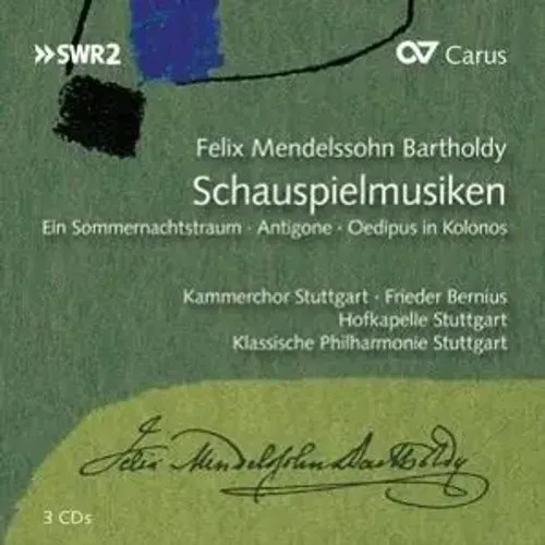 Schauspielmusiken | Bernius/Bennent/Kammerchor Stuttgart | Deutsch | Audio-Cd-image