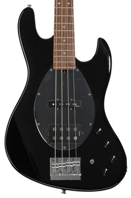 Sadowsky MetroExpress Vintage M/J Bass Guitar - Solid Black, Morado Fingerboard