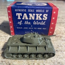 Vintage Authenticast Comet Metal Products RUSSIAN KV-1 Tank 5200 W/Original Box