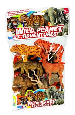 6 TIERE ZOO WILD PLANET