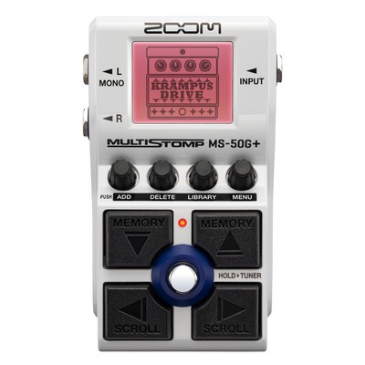 Zoom MS-50G+ MultiStomp Guitar Effects Pedal, Single Stompbox, 100 effects, S...