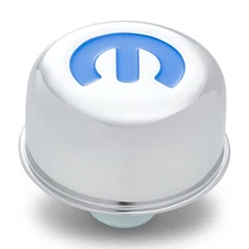 ProForm 440-616 Engine Valve Cover Breather Chrome 3"OD Push-In MOPAR Emblem