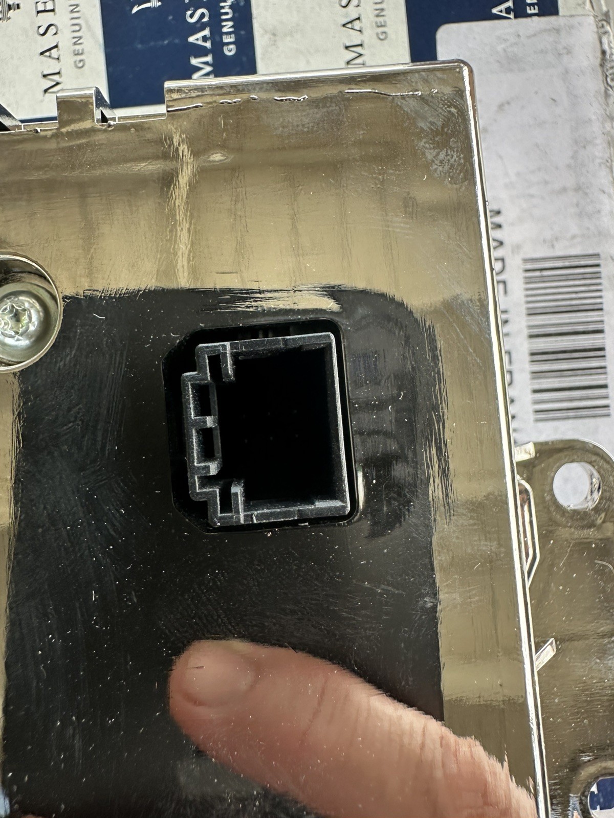 08-19 MASERATI GRANTURISMO FRONT NAVIGATION DISPLAY SCREEN MONITOR OEM