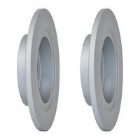 2 Bremsscheiben Ø 268 Mm Voll Bosch Iam-Expertise Passend FüR U.A. Opel Astra