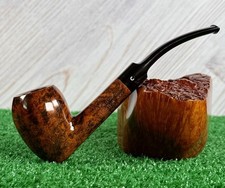 COMOY’S UNSMOKED 1991 CHRISTMAS BENT ACORN PIPE, GORGEOUS SHAPE, NOS    MUST SEE