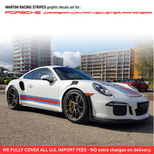 Martini Racing Stripes Set For Porsche Carrera Cayman Boxster Martini Racing Stripes Set For Porsche Carrera Cayman Boxster