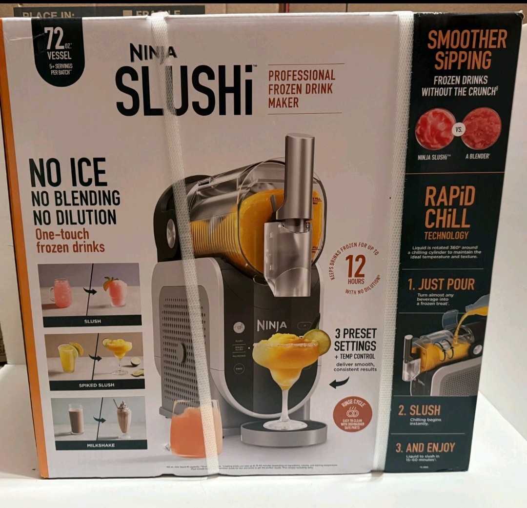 Ninja SLUSHi FS300 72oz Frozen Drink Maker with 3 Presets and RapidChill in Gray-image