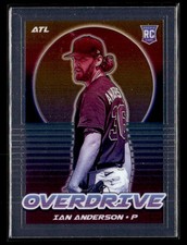 2021 Panini Chronicles #14 Ian Anderson Overdrive Rookie Card Atlanta Braves