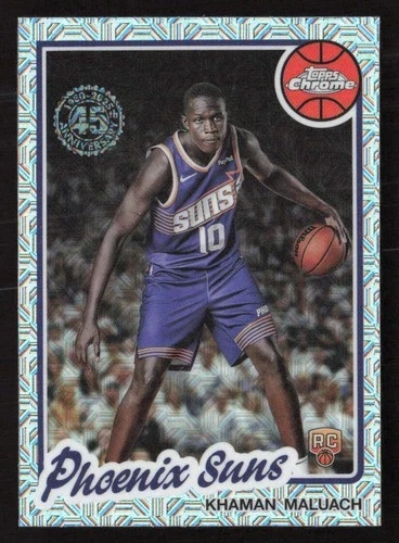 2025 Topps NBA Silver Pack Mojo Rookie KHAMAN MALUACH No. TC-KM!