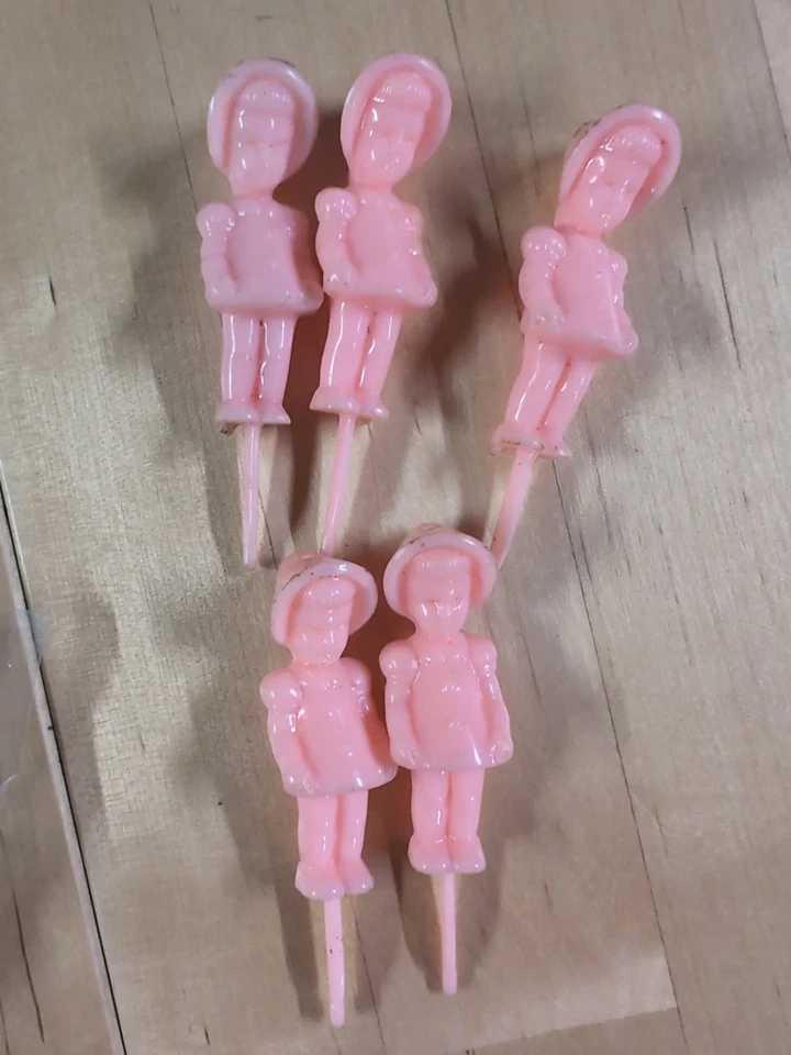 150+ adornos vintage para pasteles/cupcakes de Navidad Papá Noel, bailarinas de boda... Foto 3 de 4