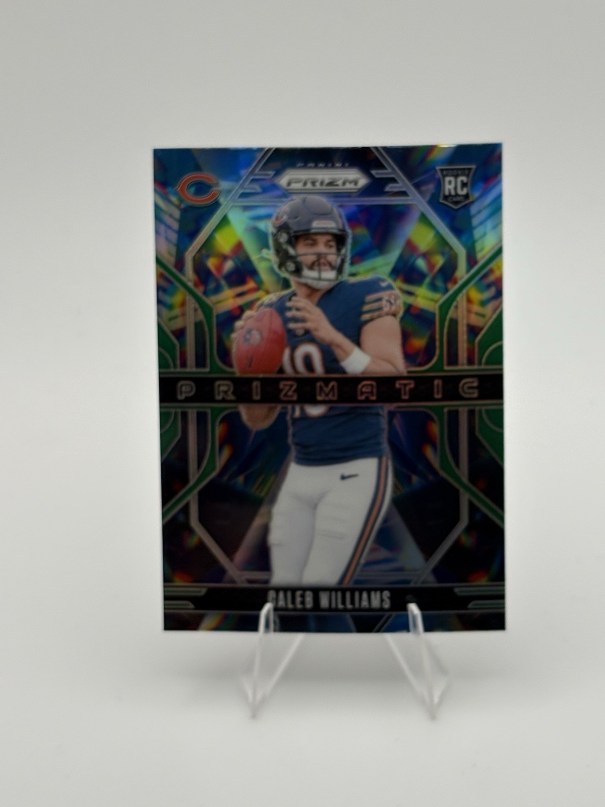 2024 Panini Prizm Prizmatic Green Caleb Williams RC