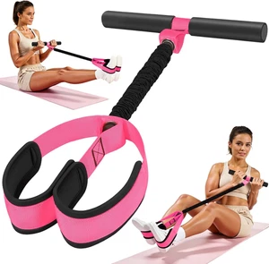 Bande de résistance à la pédale avec poignée, sit up Exercer pour Abdomen, taille, bras de base