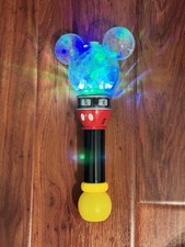 Disney Parks Mickey Mouse Film Strip Light-Up Color Changing Bubble Wand - EUC