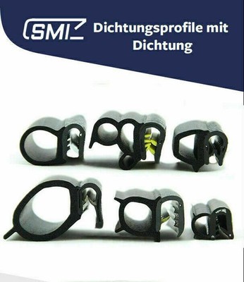 Kantenschutzdichtprofile Kantenschutzdichtungsprofil Dichtschlauch seitlich DSZ