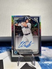 2024 Bowman Chrome 1st Bowman Caleb Durbin Choice Mojo Auto /150 #CPA-CD Yankees