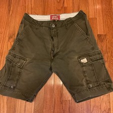 Levi Strauss Signature Cargo Men's Shorts Brown, Size 36, Cotton Blend