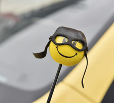 Emoji Racer - Antenna Foam Aerial Topper , Car Enthusiast Gift , Boy Racer Gift