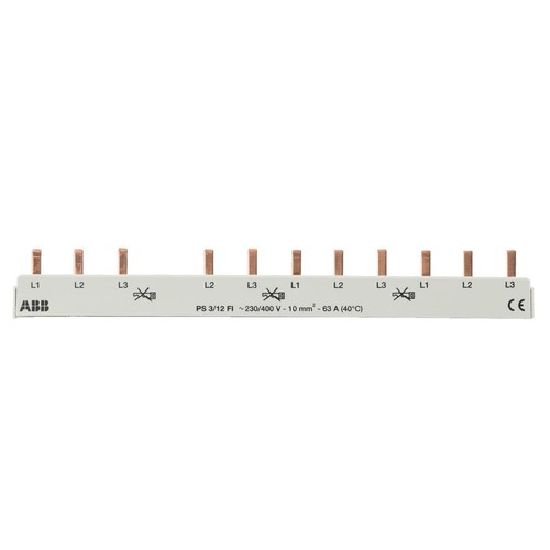 ABB Phasenschiene 1-phasig 3-phasig 3/12 3/9 3/6 1/12 Sammelschiene Schiene - Afbeelding 5 van 10