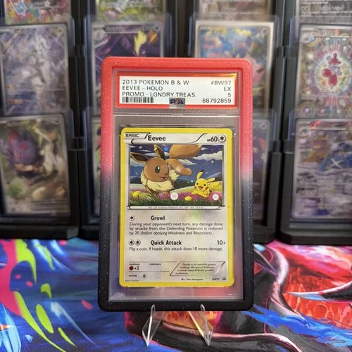 Pokémon TCG Eevee Holo BW97 Black Star Promo PSA 5