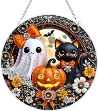 Halloween Hanging Diamond Art Kit for Adults DIY Decor 18 x 18 cm