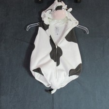 Carters Baby Plush Padded Cow Jumpsuit Halloween Costume 18 Months Hooded Cozy