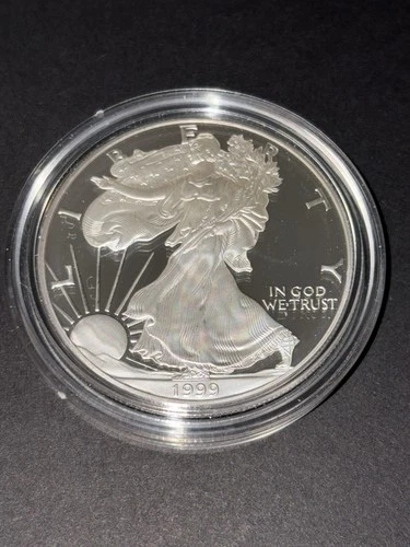 🔥1999 Proof American Eagle, DCAM, .999 Silver, FREE SHIPPING🔥