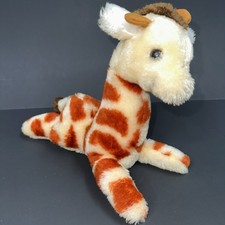 VINTAGE Dakin 1979 NICE GIRAFFE 9" Plush Stuffed Animal Toy Nursery Decor CLEAN