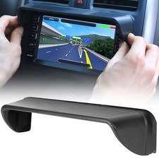 Black Car Gps Navigation Hood Visor Radio Sun-shadeanti-glare Cover Accessories