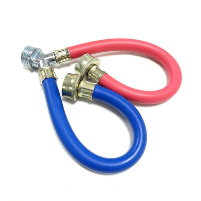 #ad #ad Hot Cold Washer Hose 12 inches long with a 0.75 inch diameter red and blue $17.49