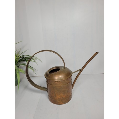 Vintage Copper Watering Can, Porch Decor, Patina - Picture 2 of 5