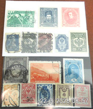 Scheda a innesto con francobolli molto antichi dell'URSS CCCP Russia 23