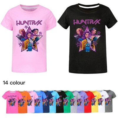 Kinder Mädchen Devil Hunters T-Shirts KPop Kurzarm Sommer Baumwolle Casual Tops