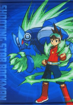 Capcom Kupu Kuji Mega Man B2 Tapestry Hoshikawa Subaru & Warlock A-1 Prize