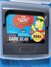 Sega Gamegear The Simpsons Bart vs The Space Mutants w/ Original Game Gear  Case
