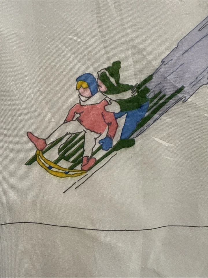 Sudadera De Colección Adidas Trineo Esquí Invierno Montaña Estampado Cuello Redondo Talla XL Foto 3 de 4