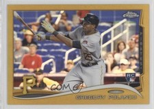 2014 Topps Chrome Update Mega Box Gold Refractor 82/250 Gregory Polanco 12bz