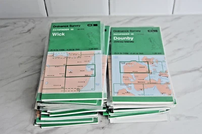 Pathfinder Series of Great Britain Maps Ordnance Survey Vintage Maps NEW - Image 1 of 3
