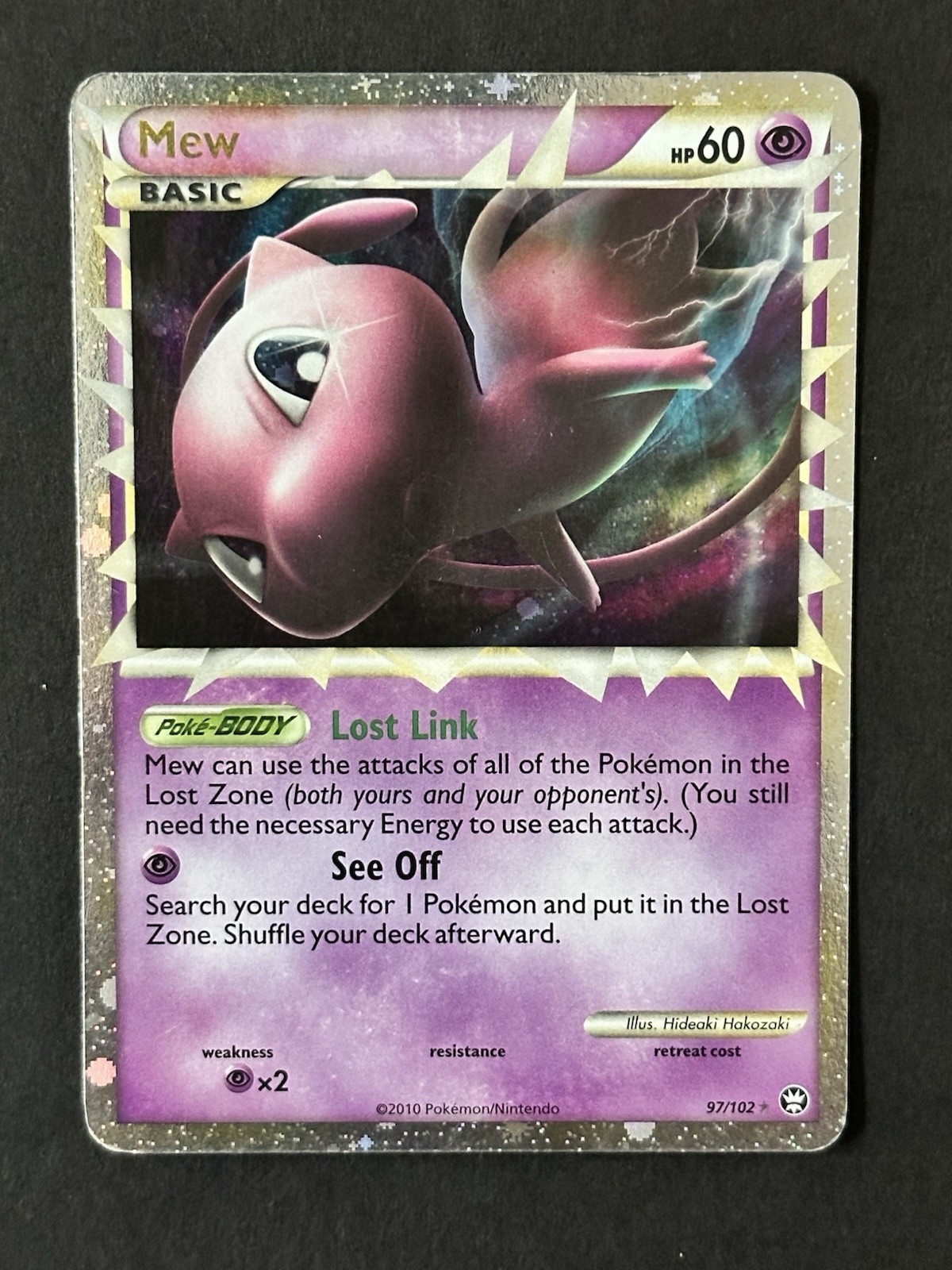 Mew 97/102 Holo Prime Triumphant Pokemon 2010