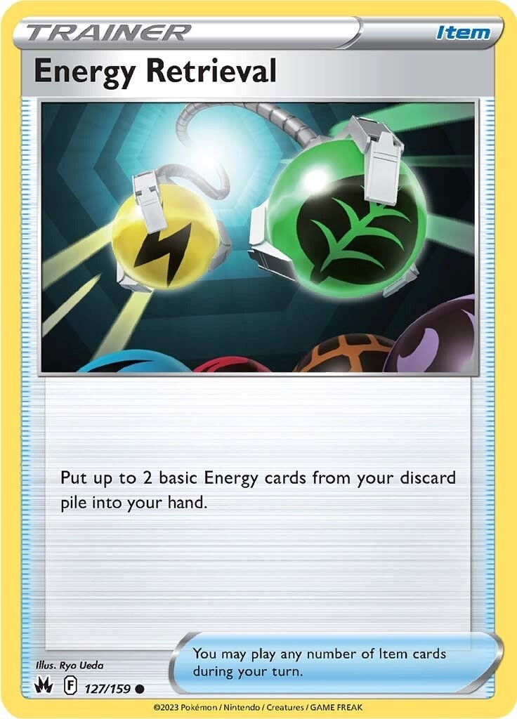 Pokemon Energy Retrieval [SWSH: Crown Zenith - 127/159] NM Common