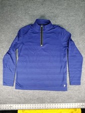 Fila Sport Jacket Blue L Large 1/4 Zip Quarter