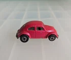 Mattel 1988 Hot Wheels Volkswagen Pearl Pink Beetle Bug Vintage Die-cast 1:64