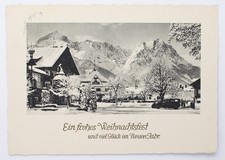 Postkarte - Garmisch-Partenkirchen, Marktplat...
