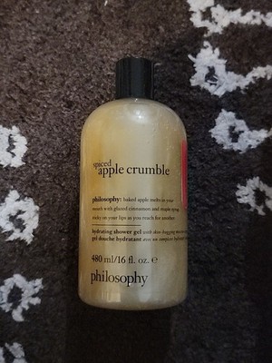 Philosophy Spiced Apple Crumble 3-in-1 Shower Gel Bubble Bath & Shampoo 16 Fl Oz