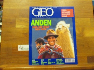 Geo Special 5 Oktober 1997 Anden und die Welt der Inka
