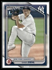 2024 Bowman #BD-10 Gage Ziehl 1st Bowman (RC) 