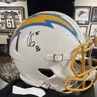 Oronde Gadsden II Signed Los Angeles Chargers Football Helmet Fanatics Authentic