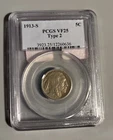 1913 S BUFFALO NICKEL - PCGS VF25- TYPE 2- 5C
